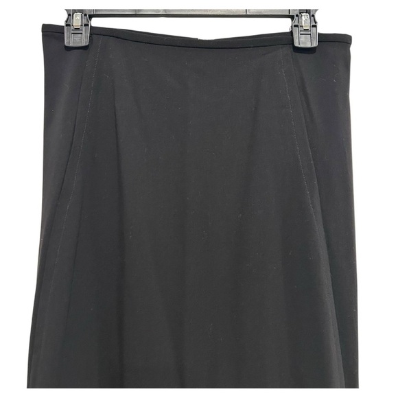 Donna Karan Collection Pencil Skirt Black Size 2 Lightweight Wool Italy - Picture 3 of 6